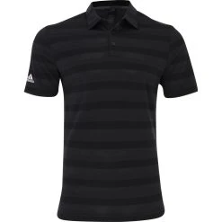 Adidas 2-Color Stripe Shirt Polo Short Sleeve Golf Apparel