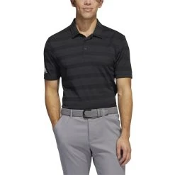 Adidas 2-Color Stripe Shirt Polo Short Sleeve Golf Apparel -Cobra Golf-shop adidas 2 color stripe shirt 6
