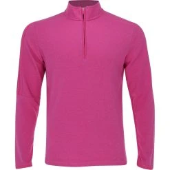 Adidas 3 Stripes Quarter Zip Sweatshirt Outerwear Pullover Golf Apparel