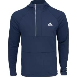 Adidas Fleece Anorak 1/4 Zip Outerwear Pullover Golf Apparel