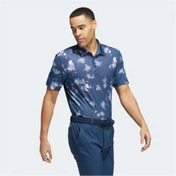 Adidas Splat Print Shirt Polo Short Sleeve Golf Apparel -Cobra Golf-shop adidas splat print shirt 6