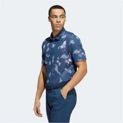 Adidas Splat Print Shirt Polo Short Sleeve Golf Apparel -Cobra Golf-shop adidas splat print shirt 8