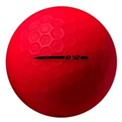 Bridgestone E12 Contact Matte Red Distance Golf Balls -Cobra Golf-shop bridgestone e12 contact matte red golf ball 2