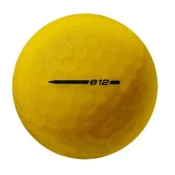 Bridgestone E12 Contact Matte Yellow Distance Golf Balls -Cobra Golf-shop bridgestone e12 contact matte yellow golf ball 2
