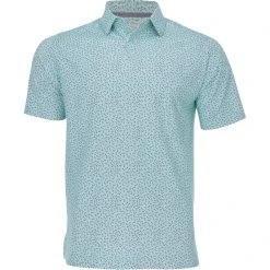 Callaway All-Over Micro Conversational Print Shirt Polo Short Sleeve Golf Apparel