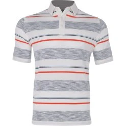 Callaway Space Dye Herringbone Stripe Shirt Polo Short Sleeve Golf Apparel