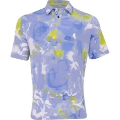 Callaway Thermal Dye Print Shirt Polo Short Sleeve Golf Apparel