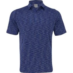 Callaway Yarn-Dyed Space Dye Chev Jacquard Shirt Polo Short Sleeve Golf Apparel