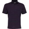 Callaway Yarn-Dyed Ventilated Jacquard Stripe Shirt Polo Short Sleeve Golf Apparel
