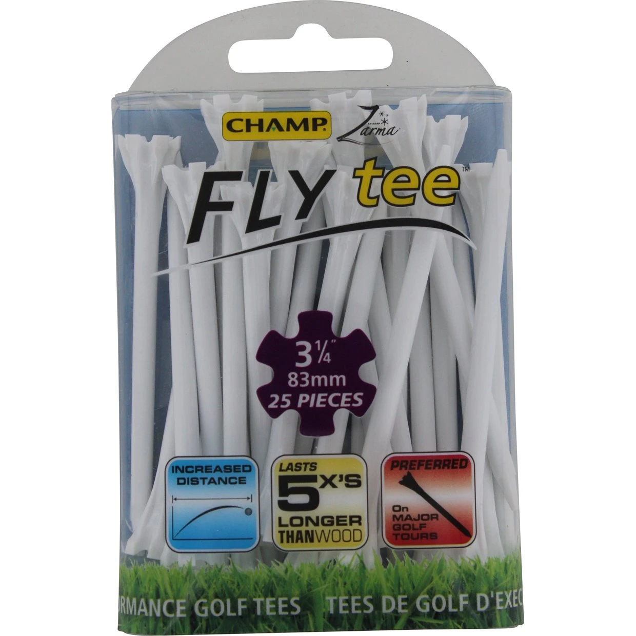 Champ 3 1/4 Zarma Fly Tee Golf Tees 1 Champ 3 1/4 Zarma Fly Tee Golf Tees