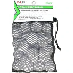 Divot 24 Dimple Foam Balls In Bag Practice Golf Balls