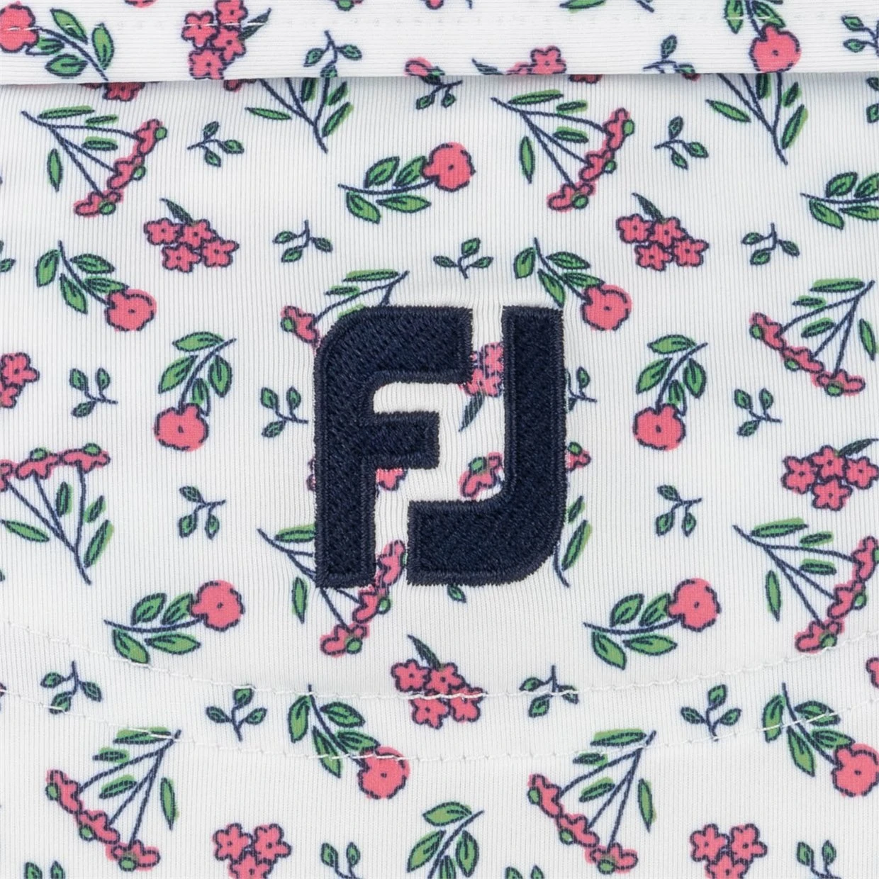 FootJoy Mini Floral Lisle Self Color Polo Shirt Polo Short Sleeve Golf Apparel 4 FootJoy Mini Floral Lisle Self Color Polo Shirt Polo Short Sleeve Golf Apparel - Image 4