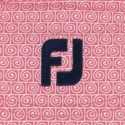 FootJoy Spiral Line Print Lisle Self Collar Polo Shirt Polo Short Sleeve Golf Apparel -Cobra Golf-shop footjoy spiral line print lisle self collar polo shirt 3