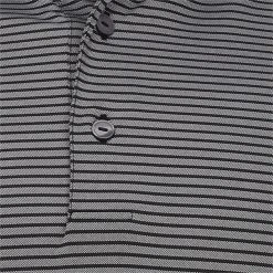 Greg Norman Freedom Micro Pique Classic Stripe Shirt Polo Short Sleeve Golf Apparel -Cobra Golf-shop greg norman freedom micro pique classic stripe shirt 4
