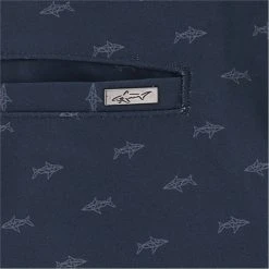 Greg Norman ML75 MicroLux Hybrid Shark Print Shorts Flat Front Golf Apparel 8 Greg Norman ML75 MicroLux Hybrid Shark Print Shorts Flat Front Golf Apparel -Cobra Golf-shop greg norman ml75 microlux hybrid shark print shorts 3