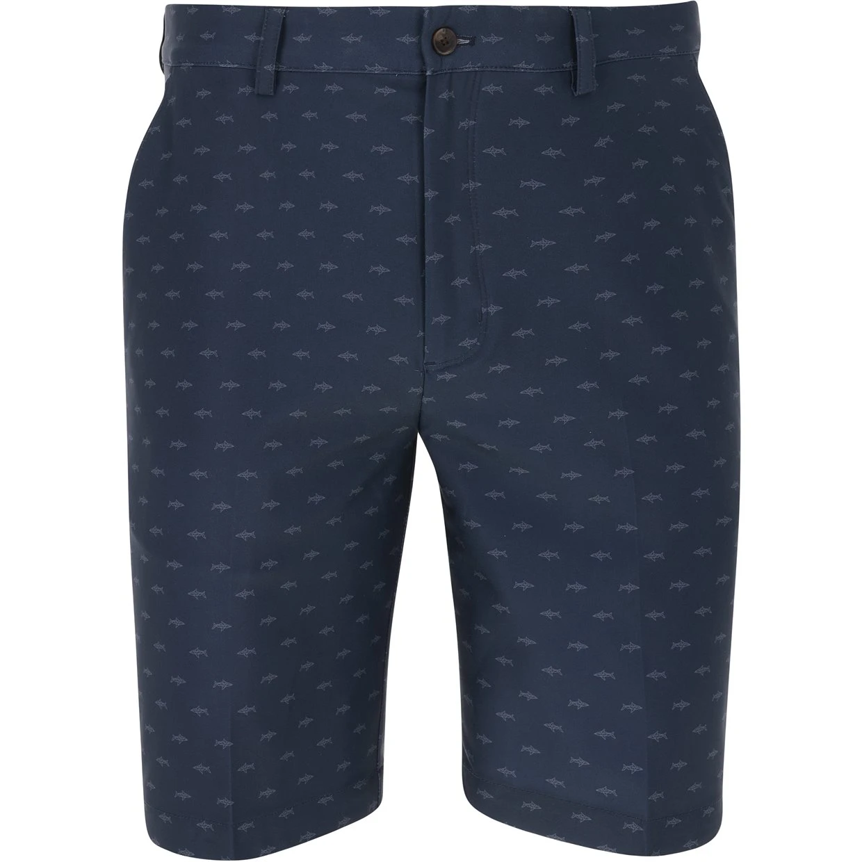 Greg Norman ML75 MicroLux Hybrid Shark Print Shorts Flat Front Golf Apparel 1 Greg Norman ML75 MicroLux Hybrid Shark Print Shorts Flat Front Golf Apparel