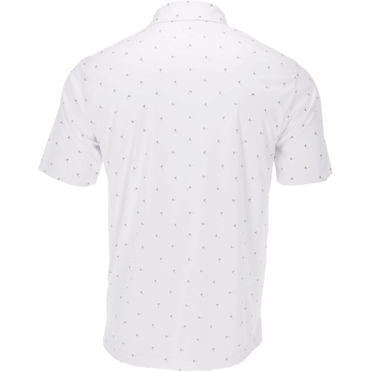 Greg Norman ML75 Microlux Pin Flag Print Shirt Polo Short Sleeve Golf Apparel 2 Greg Norman ML75 Microlux Pin Flag Print Shirt Polo Short Sleeve Golf Apparel - Image 2