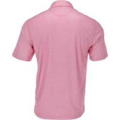 Greg Norman ML75 Microlux Whale Tail Print Shirt Polo Short Sleeve Golf Apparel -Cobra Golf-shop greg norman ml75 microlux whale tail print shirt 1