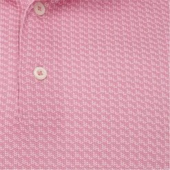 Greg Norman ML75 Microlux Whale Tail Print Shirt Polo Short Sleeve Golf Apparel -Cobra Golf-shop greg norman ml75 microlux whale tail print shirt 3