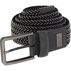Greg Norman Two-Tone Braided Stretch Accessories Belts Golf Apparel