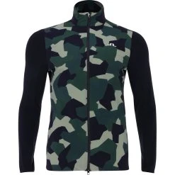 J.Lindeberg J. Lindeberg Packlight Print Golf Outerwear Jacket Golf Apparel