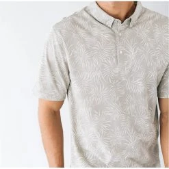 Linksoul Leaflet Print Oxford Shirt Polo Short Sleeve Golf Apparel -Cobra Golf-shop linksoul leaflet print oxford shirt 2