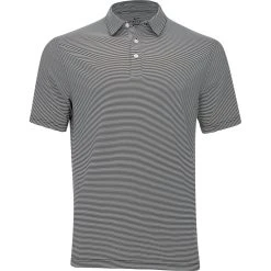 Nike Player Control Stripe Shirt Polo Short Sleeve Golf Apparel