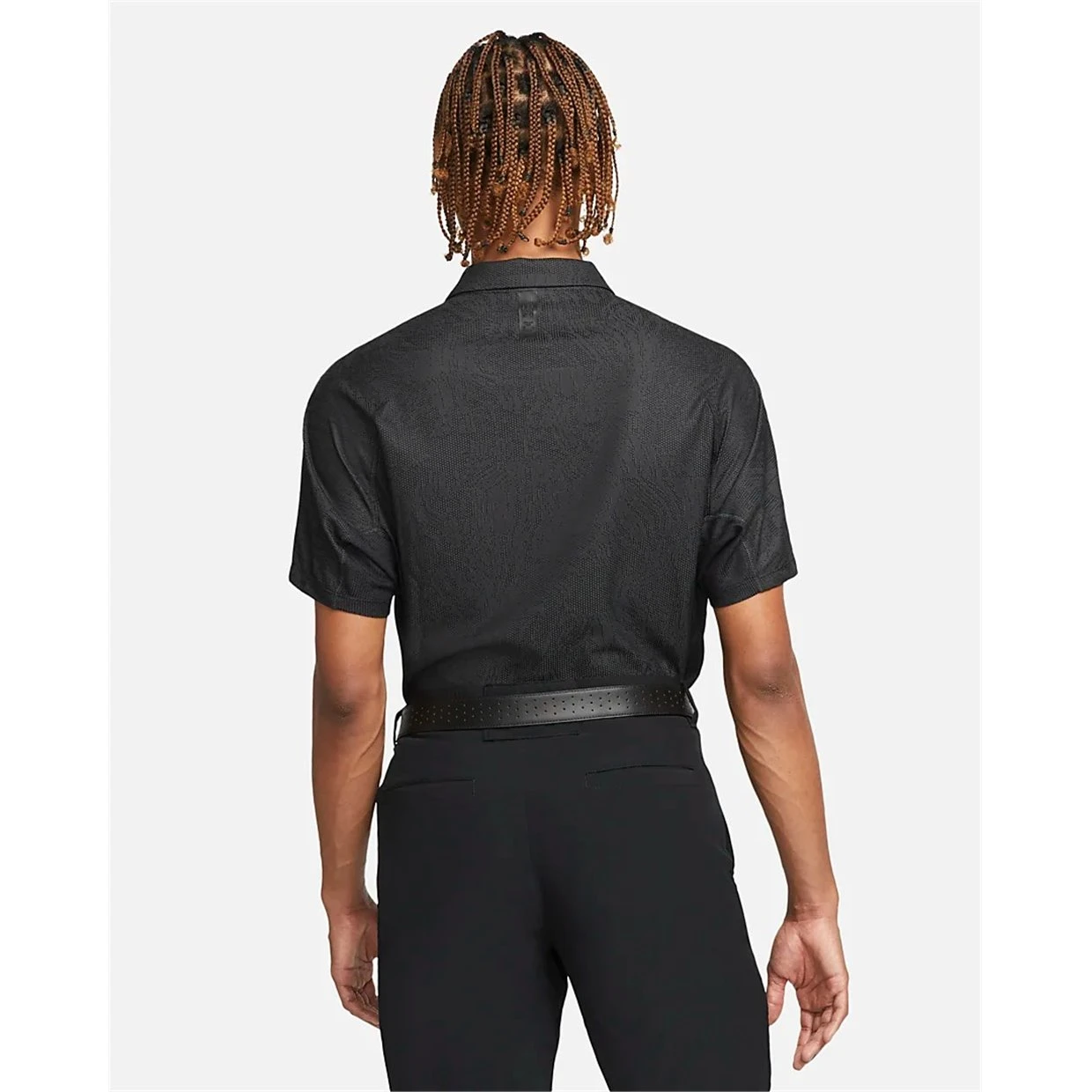 Nike TW Dri-Fit Advanced Jacquard ColorBlocked Shirt Polo Short Sleeve Golf Apparel 4 Nike TW Dri-Fit Advanced Jacquard ColorBlocked Shirt Polo Short Sleeve Golf Apparel - Image 4