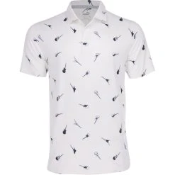 Puma Cloudspun Chords Shirt Polo Short Sleeve Golf Apparel