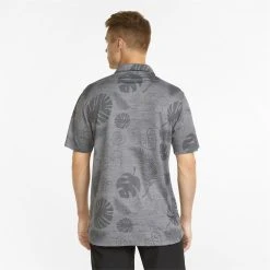 Puma Cloudspun Leaves N' Flowers Shirt Polo Short Sleeve Golf Apparel 7 Puma Cloudspun Leaves N' Flowers Shirt Polo Short Sleeve Golf Apparel -Cobra Golf-shop puma cloudspun leaves n flowers shirt 3