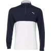Puma Gamer Colorblock 1/4 Zip Outerwear Pullover Golf Apparel