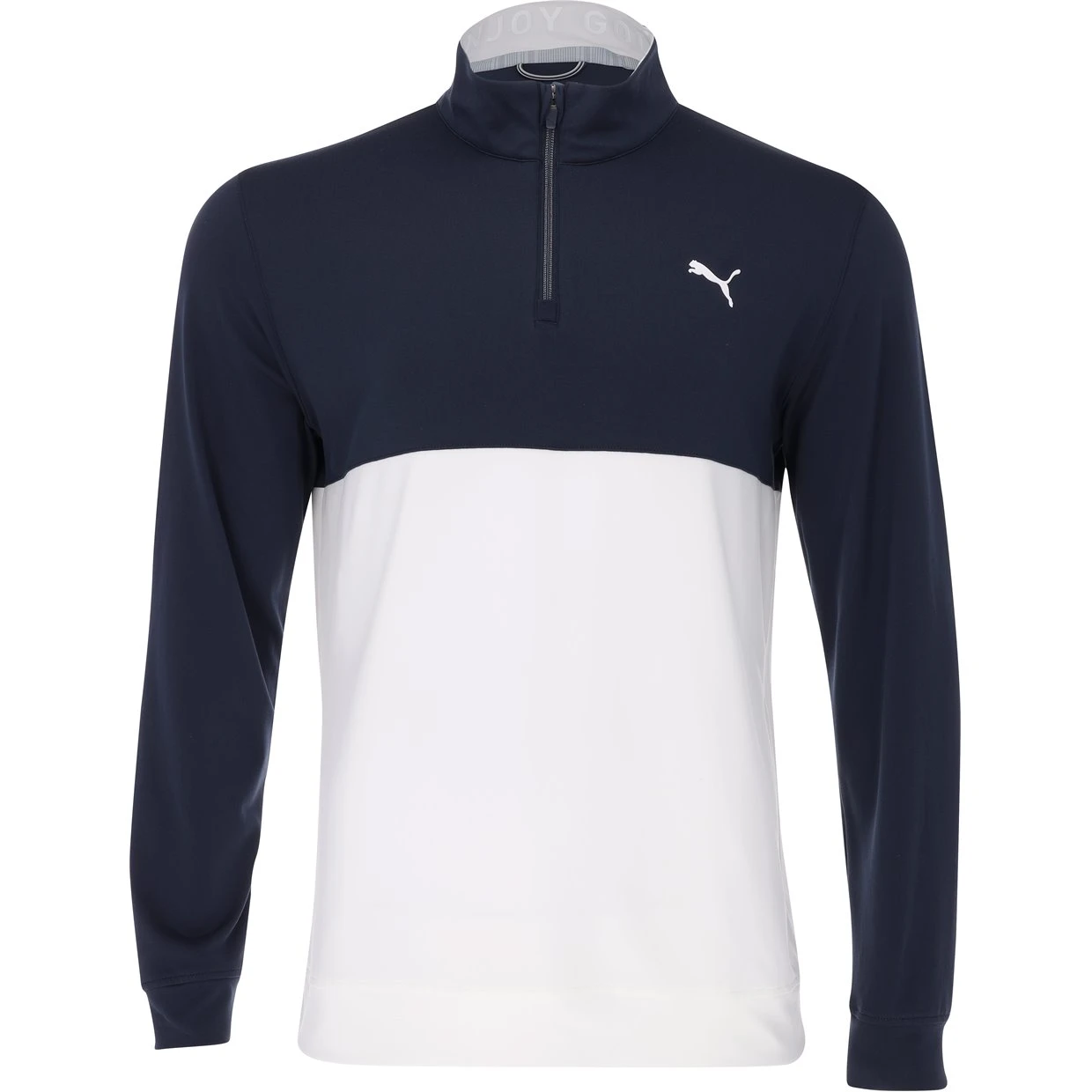 Puma Gamer Colorblock 1/4 Zip Outerwear Pullover Golf Apparel 1 Puma Gamer Colorblock 1/4 Zip Outerwear Pullover Golf Apparel