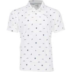 Puma Mattr Pouring Buckets Shirt Polo Short Sleeve Golf Apparel