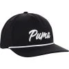 Puma Script Rope Snapback Headwear Cap Golf Apparel