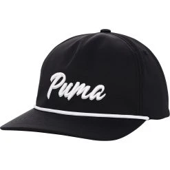 Puma Script Rope Snapback Headwear Cap Golf Apparel -Cobra Golf-shop puma script rope snapback headwear 3