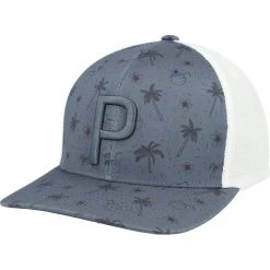 Puma Tropical Bliss P Trucker Snapback Headwear Cap Golf Apparel -Cobra Golf-shop puma tropical bliss p trucker snapback headwear 4