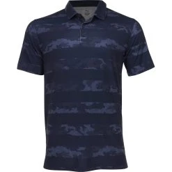 Puma Volition Bandana Stripe Shirt Polo Short Sleeve Golf Apparel