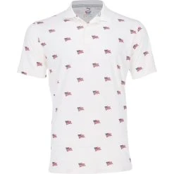 Puma Volition Flag Shirt Polo Short Sleeve Golf Apparel