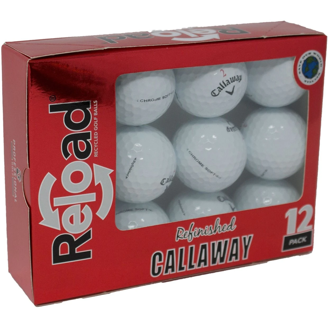 Reload Refurbished Chrome Soft Tour Golf Balls 1 Reload Refurbished Chrome Soft Tour Golf Balls