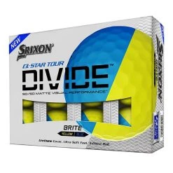 Srixon Q-Star Tour Divide Blue/Yellow Tour Distance Golf Balls