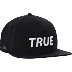 True Linkswear True Canvas 5 Panel Snapback Headwear Cap Golf Apparel