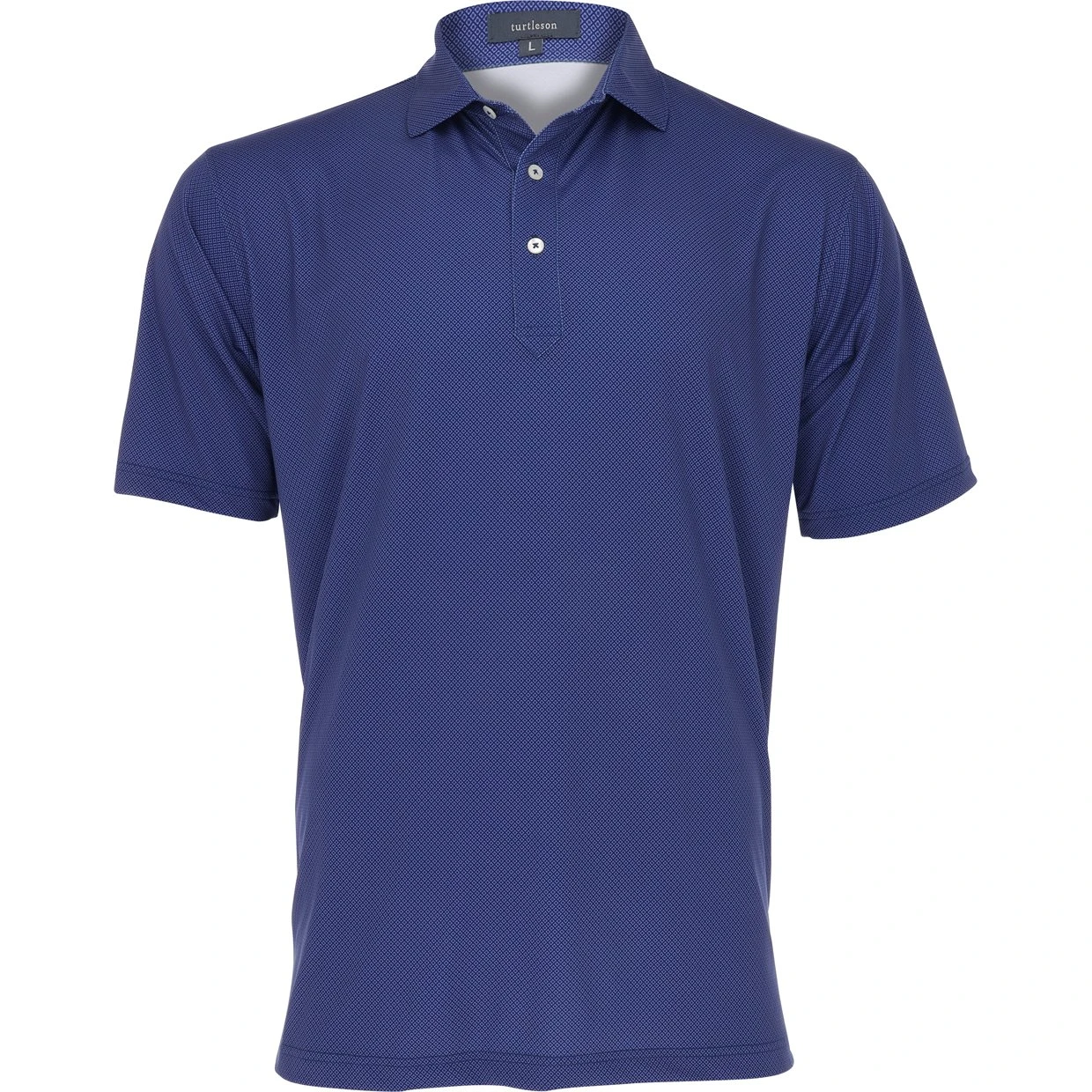 Turtleson Clarence Mini Diamond Jacquard Performance Shirt Polo Short Sleeve Golf Apparel 1 Turtleson Clarence Mini Diamond Jacquard Performance Shirt Polo Short Sleeve Golf Apparel