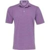 Turtleson Conner Stripe Performance Shirt Polo Short Sleeve Golf Apparel