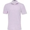 Turtleson Elliot Stripe Oxford Performance Shirt Polo Short Sleeve Golf Apparel