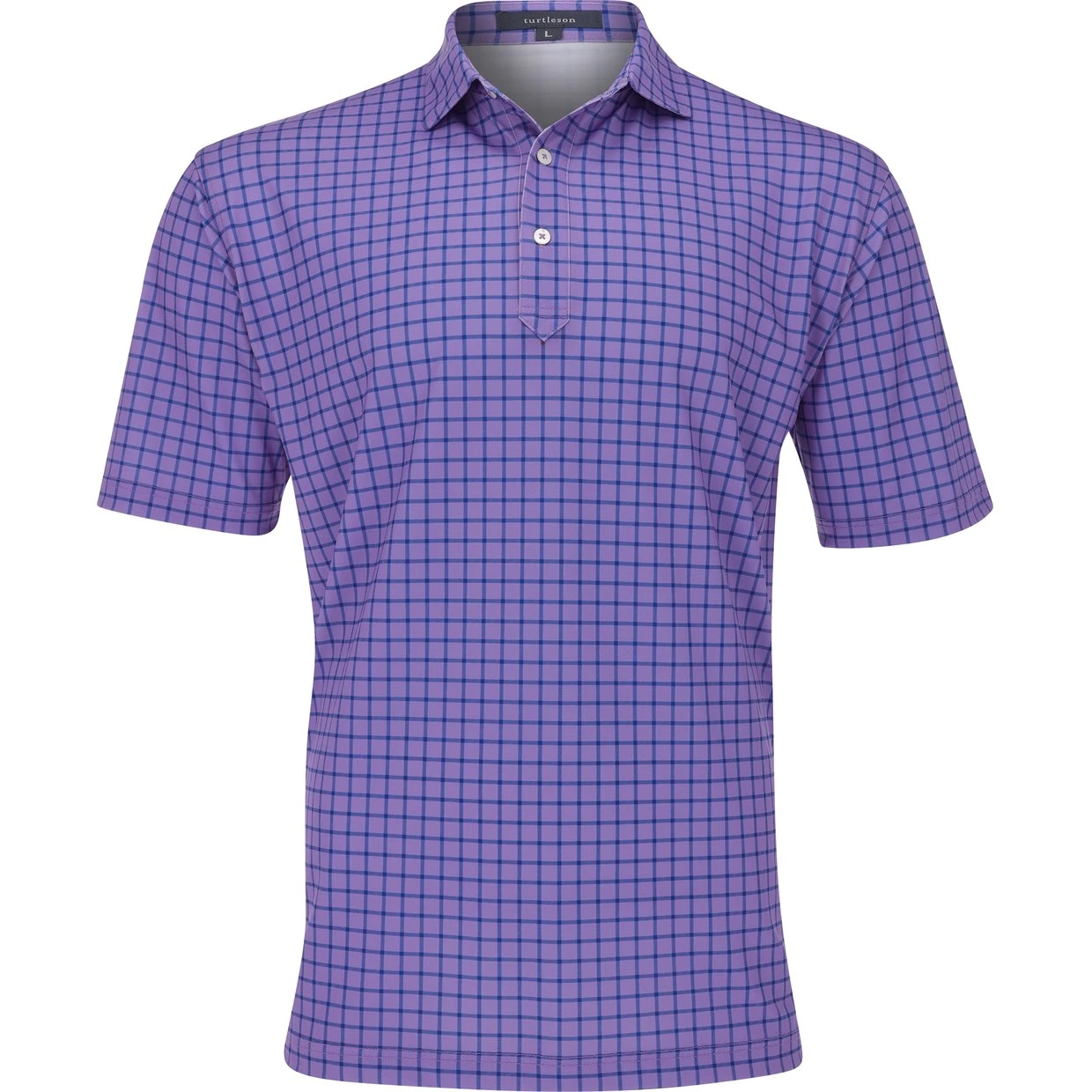 Turtleson Harold Windowpane Performance Shirt Polo Short Sleeve Golf Apparel 1 Turtleson Harold Windowpane Performance Shirt Polo Short Sleeve Golf Apparel
