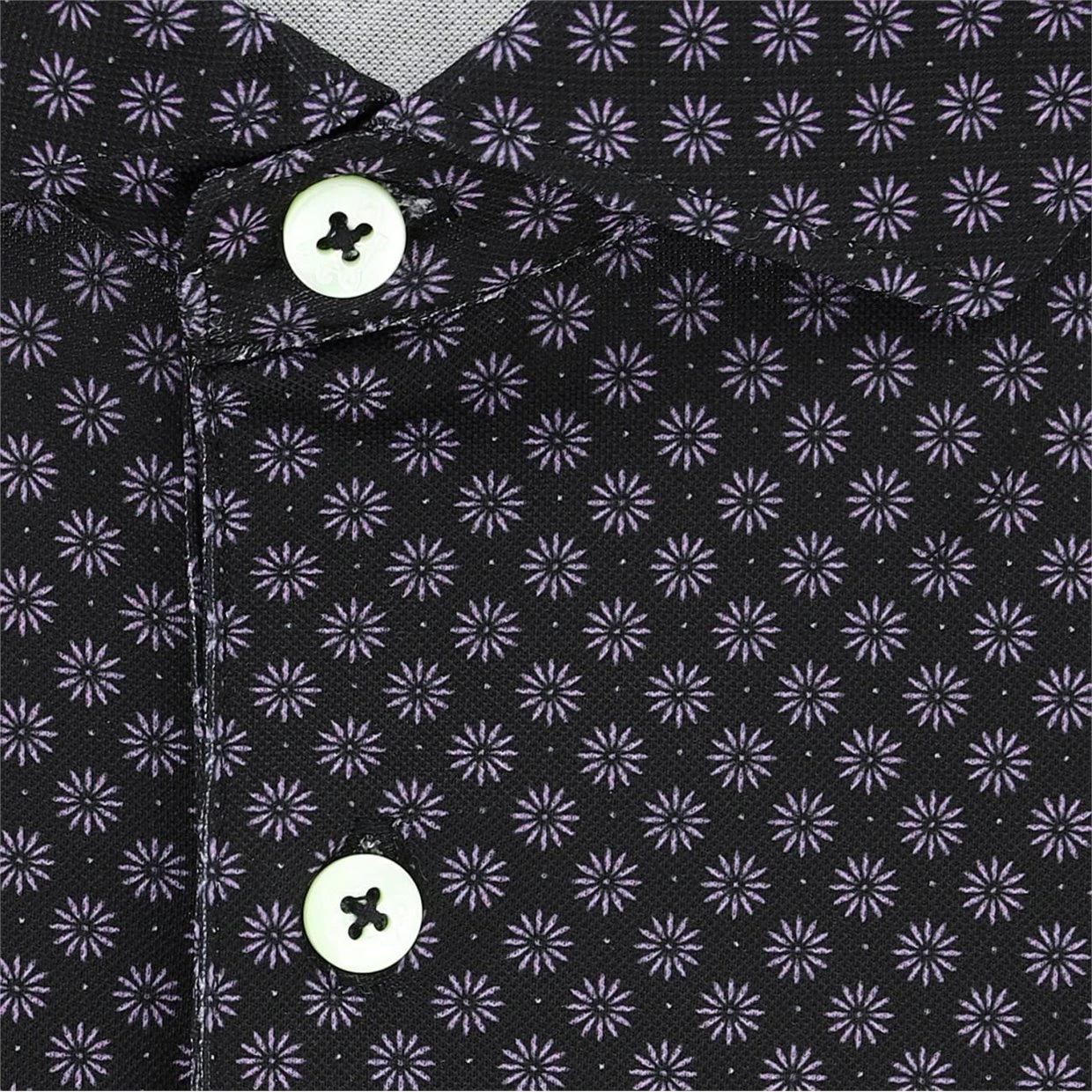 Turtleson Lina Floral Performance Pique Shirt Polo Short Sleeve Golf Apparel 4 Turtleson Lina Floral Performance Pique Shirt Polo Short Sleeve Golf Apparel - Image 4