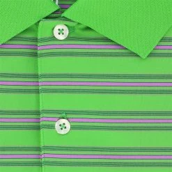 Turtleson Performance Jersey Fine Multi Stripe Shirt Polo Short Sleeve Golf Apparel -Cobra Golf-shop turtleson performance jersey fine multi stripe shirt 3