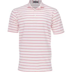 Turtleson Simon Stripe Performance Shirt Polo Short Sleeve Golf Apparel