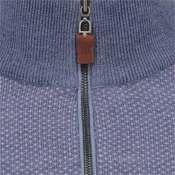 Turtleson Walt Birdseye 1/4 Zip Sweater Pullover Golf Apparel -Cobra Golf-shop turtleson walt birdseye 1 4 zip sweater 3