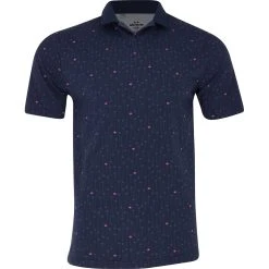 Under Armour Iso-Chill Palm Dash Print Shirt Polo Short Sleeve Golf Apparel